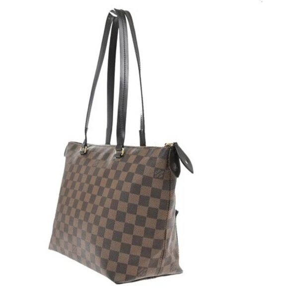 LOUIS VUITTON LV Iena PM Shoulder Bag Damier Ebene Leather Brown N41012 23EG094 - Picture 3 of 16